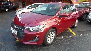 ONIX HATCH LTZ 1.0 TURBO Flex  2020 Completinho, Automático, U.dono, Airbag, Abs, Start, Som +Milink, Alarme, Roda Liga, Cor Vinho, é Top bem Conservado