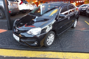 ETIOS SEDAN  XLS  1.5  FLEX 2018  Completo, Automático, Airbag, Abs, Piloto, Som, Alarme, Roda de Liga, B.Couro, cor Preta, Conservado.  