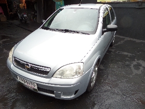 CORSA HATCH JOY 1.0 4P  2009 Completo, 4 Portas, cor Prata, Trava Eletrica, Alarme, Som, Conservado, com 93mlkm
