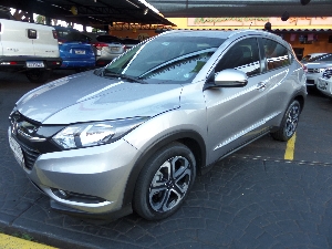 HR-V EX-L 1.8 FLEX 2017  Completa, Automática, Piloto, Cambio Borboleta, B.Couro, Som, Alarme, Roda, Airbag, Abs, cor  Prata, Conservada.