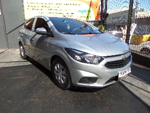 ONIX HATCH LT 1.0 FLEX 2019 Completo, Airbag, Abs, Som, Alarme, cor Prata, bem Conservado