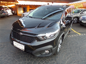 SPIN ACTIVE 1.8 FLEX AUT. 2024 Completinha, Automática, 7 Lugares, U.dono, Airbag, Abs, Som, Midia, Alarme, Couro, Roda Lioga, cor Preta, 30mlkm, Novinha